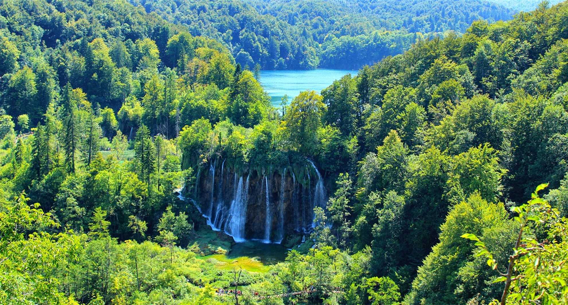 Plitvicesjøer og fossefall Kroatia