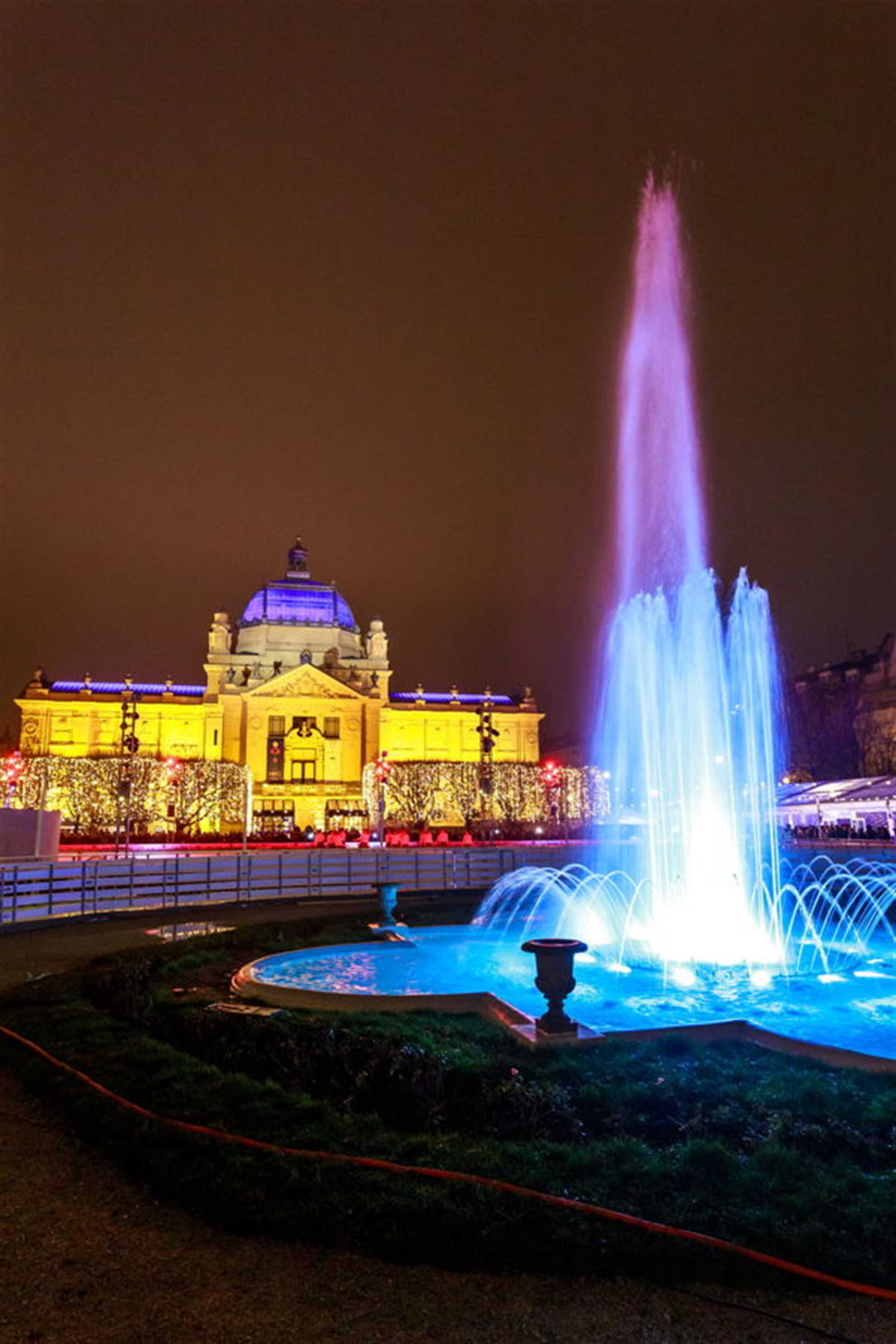 Städtische Hochzeit in der Hauptstadt Zagreb