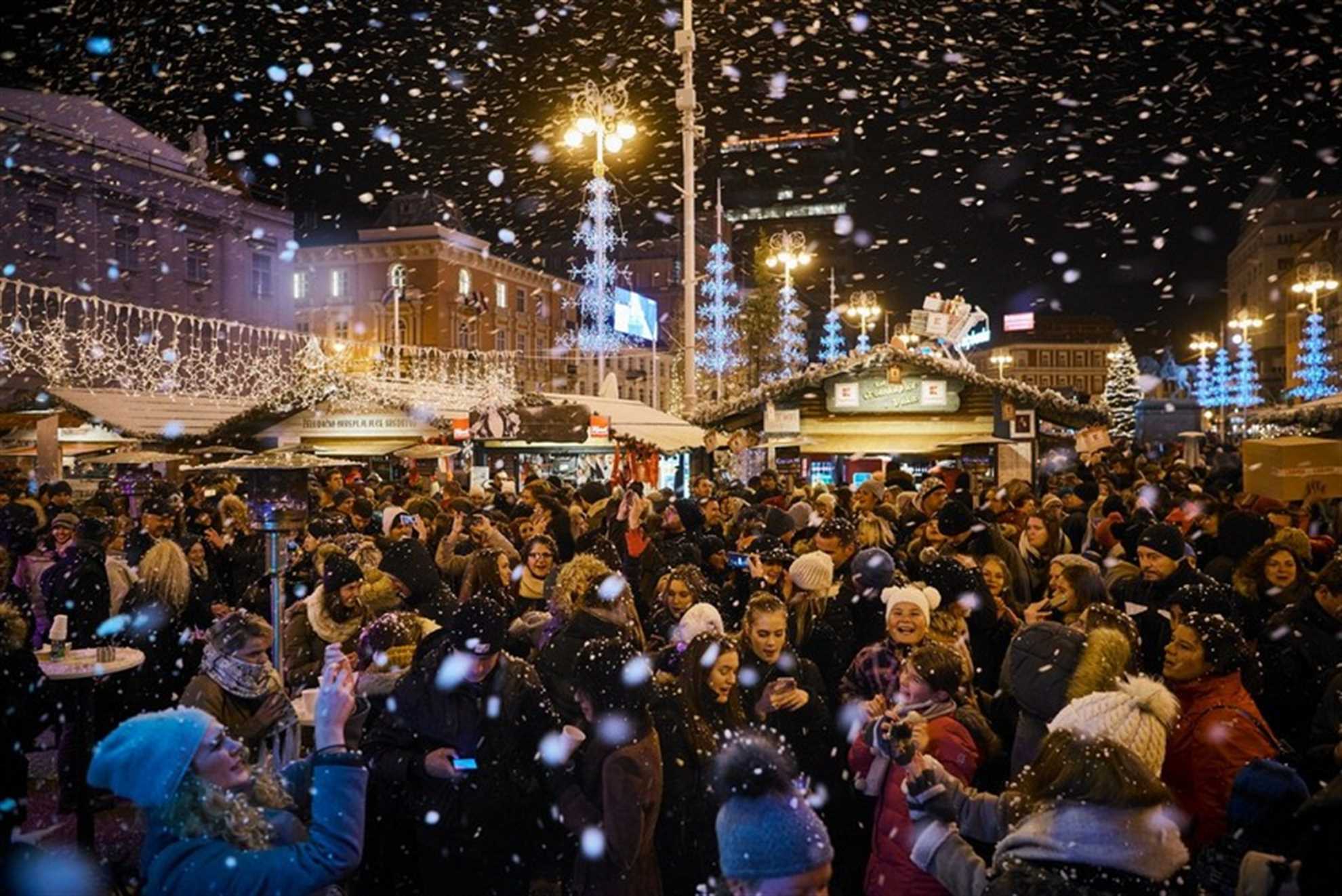 Lass es schneien, Weihnachtsmarkt in Zagreb, Foto: www.adventzagreb.com