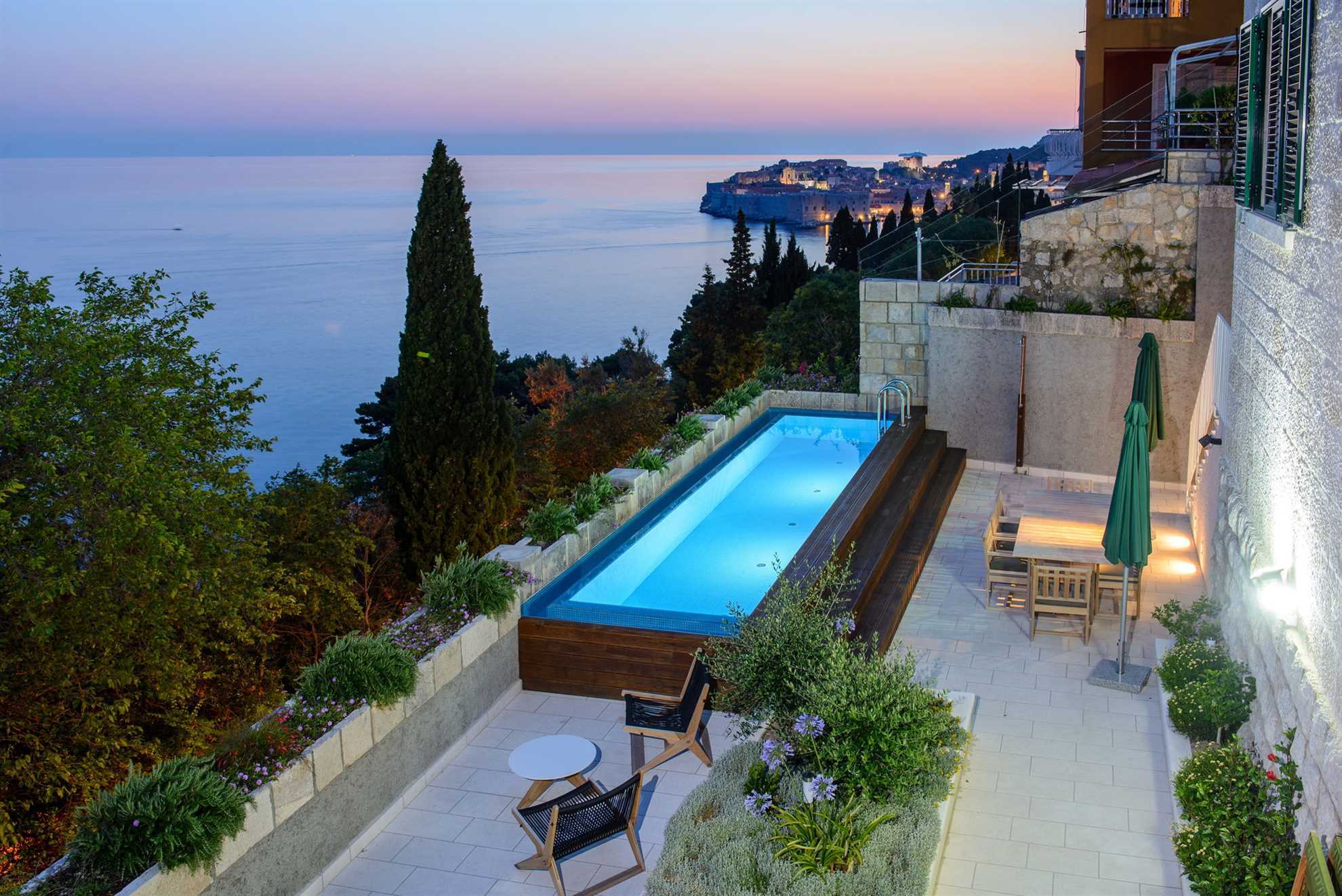 Luxusresidenz Königin von Dubrovnik mit Swimmingpool