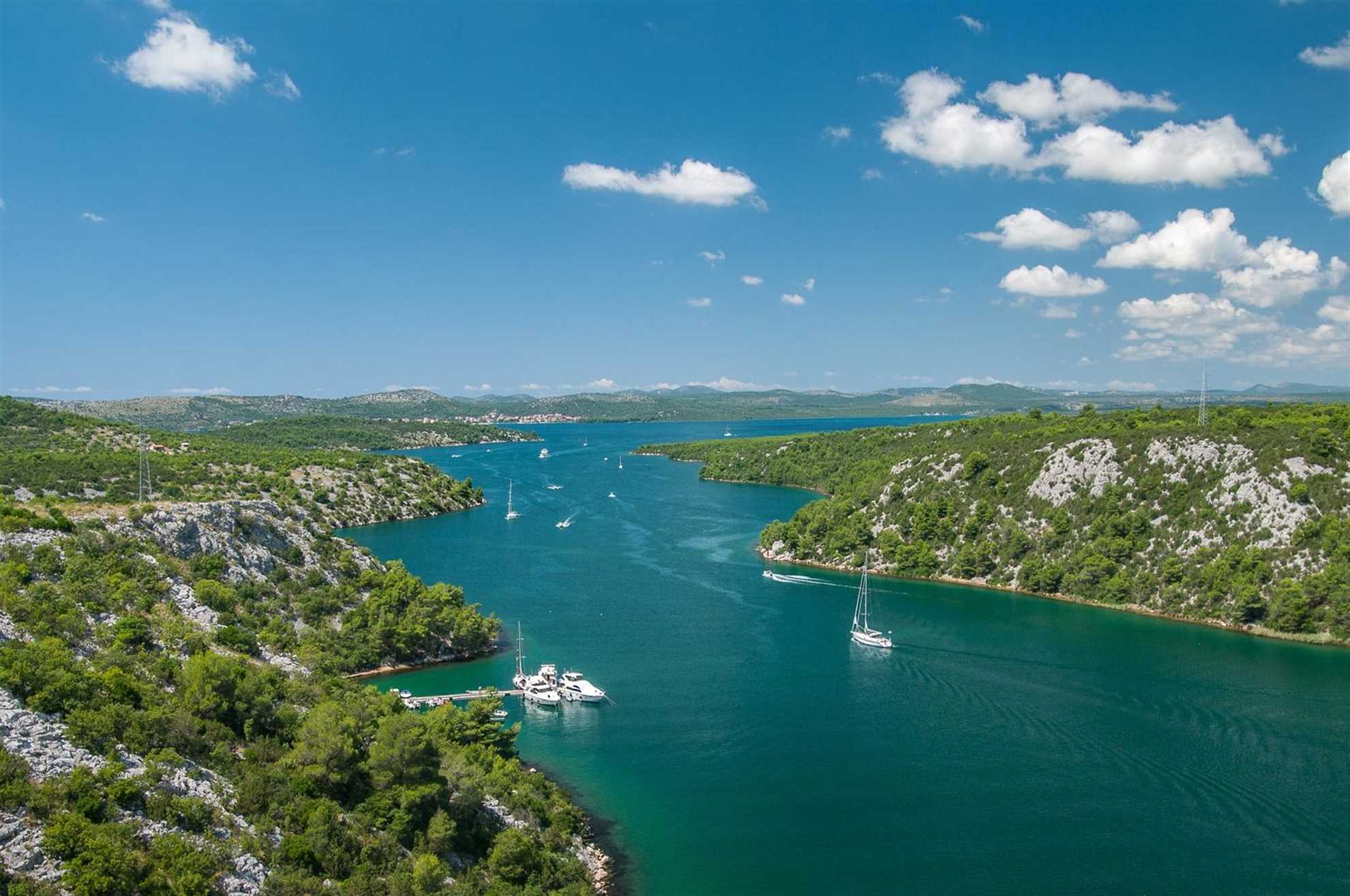 Krka River, Mitteldalmatien