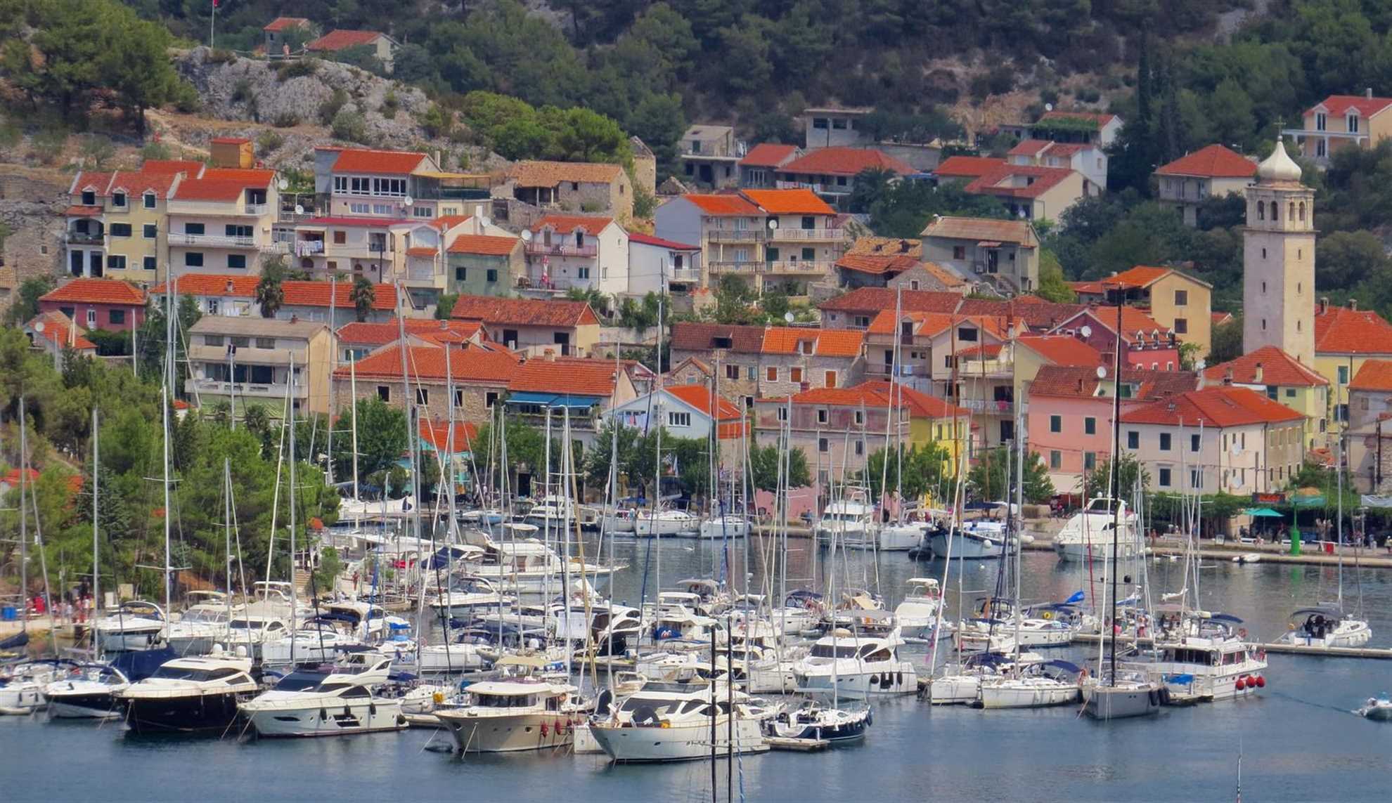 Skradin, Blick auf die Bucht